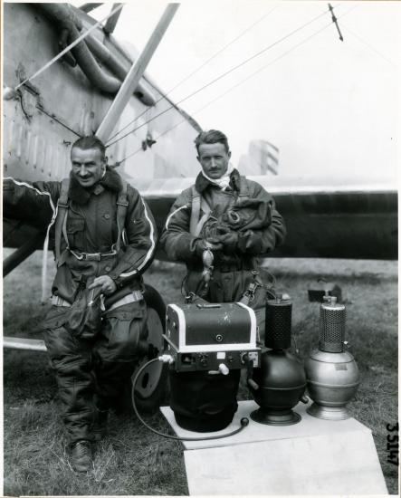 Captains Albert Stevens and St. Clair Streett  