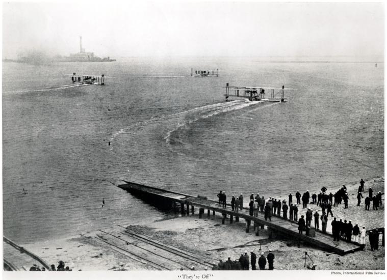 NC-1, NC-3, and NC-4 aircraft and their crews on the water