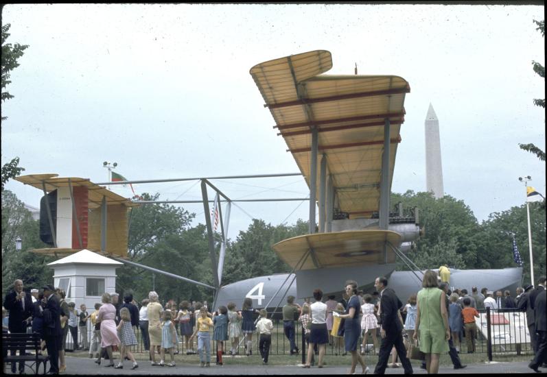 The NC-4 on the National Mall 