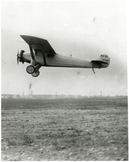 Test Flight of the Spirit of St. Louis