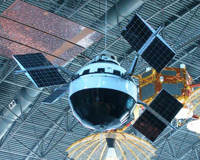 Reconstructed Replica of Pioneer V Satellite