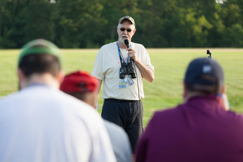 Announcing Aircraft Arrivals at Become a Pilot Day 2014