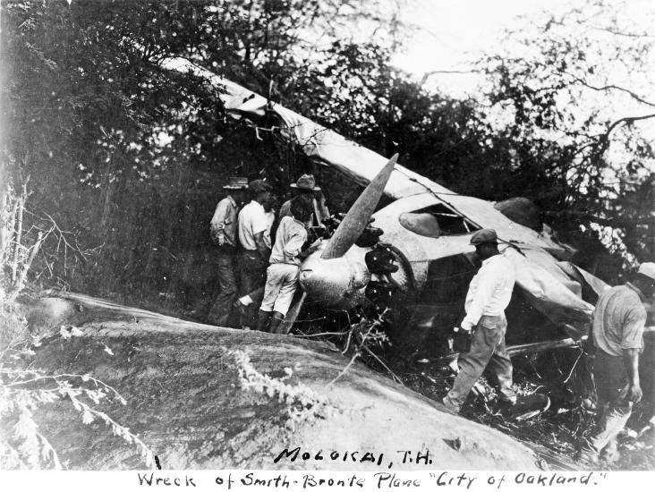 Smith and Bronte's Crashed Plane