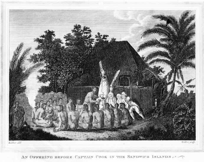 Captain James Cook in Hawaii