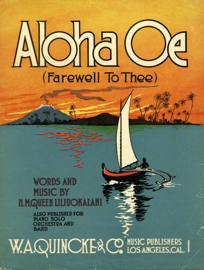 "Aloha Oe" Sheet Music