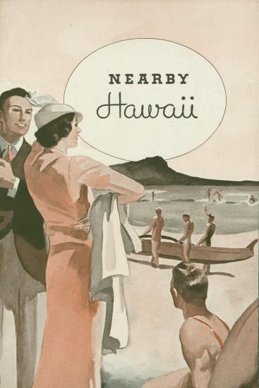 "Nearby Hawaii" Brochure, Cover