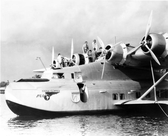 <em>China Clipper</em> on the Water