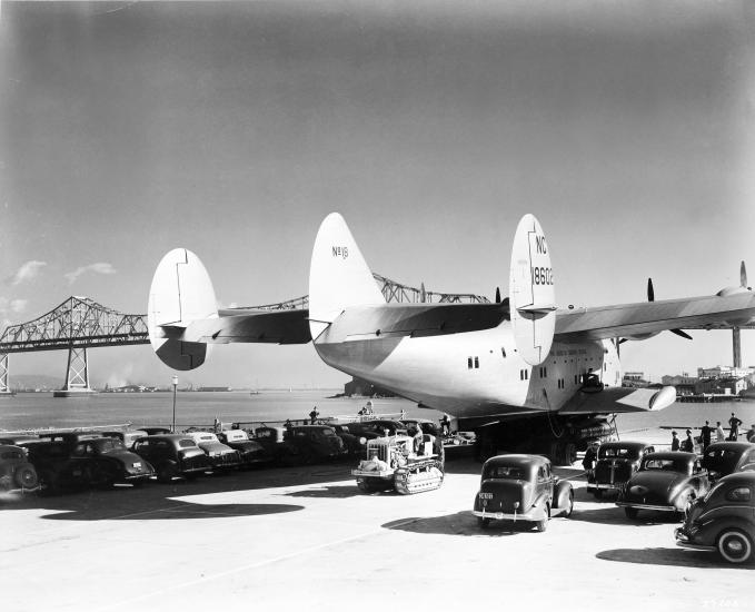 Boeing 314 on Land