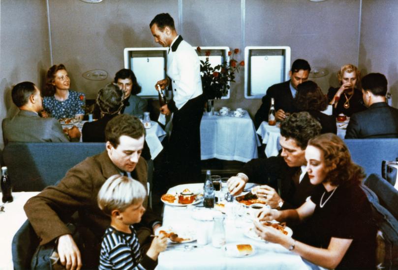 Dining on a Boeing 314