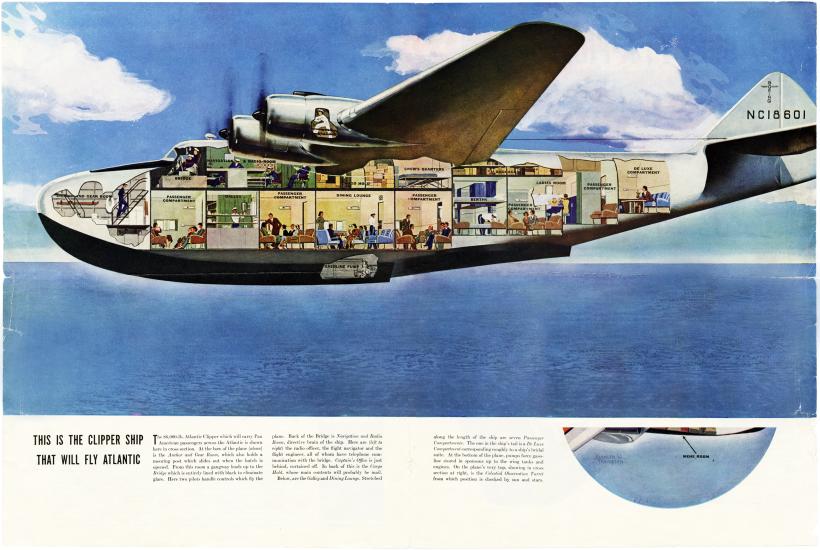 Boeing 314 Cutaway Drawing