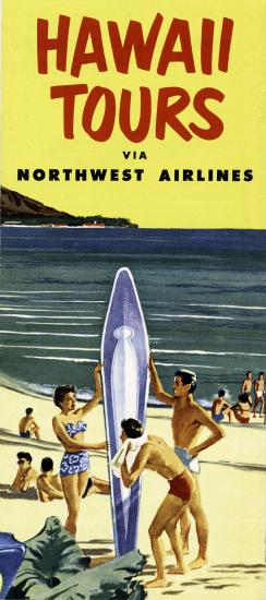 Northwest Airlines Hawaii Brochure, Cover