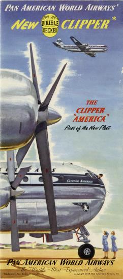 Pan Am Stratocruiser Brochure Cover