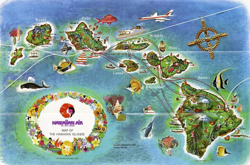 Hawaiian Airlines Route Map