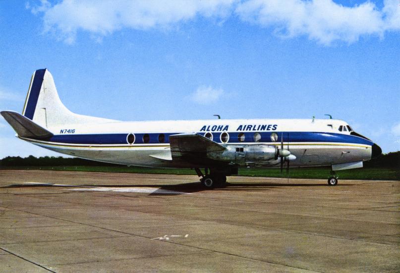 Aloha Airlines Vickers Viscount 745D