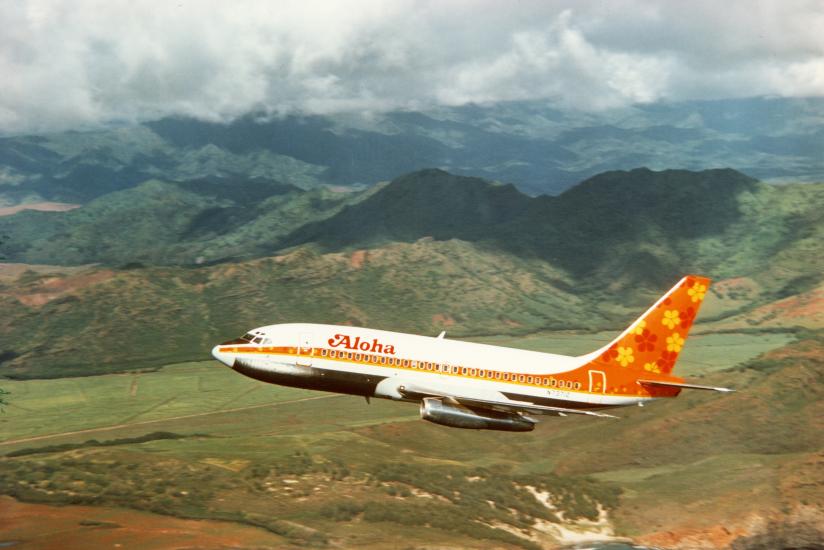 Aloha Airlines Boeing 737, 1969