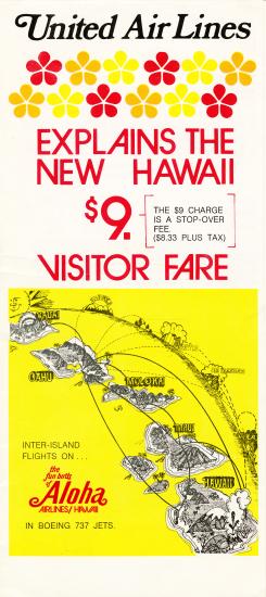 United Airlines Hawaii Brochure