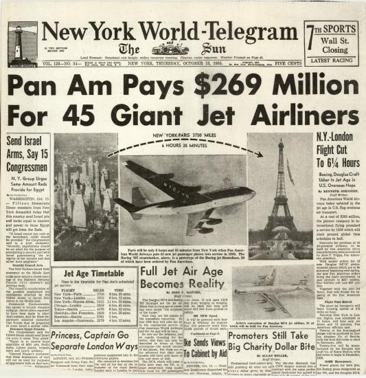 Pan Am Jet Purchase Article