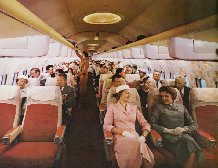 Boeing 707 Passenger Cabin