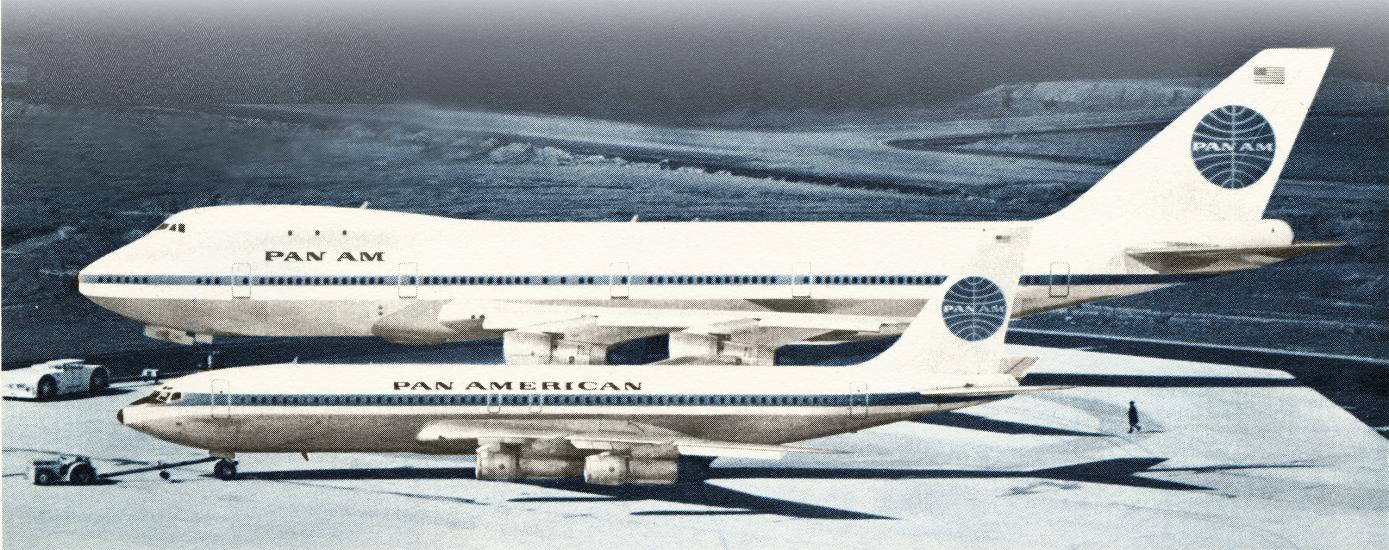 Pan Am Boeing 707 and 747 Jets