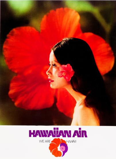 Hawaiian Airlines Travel Poster