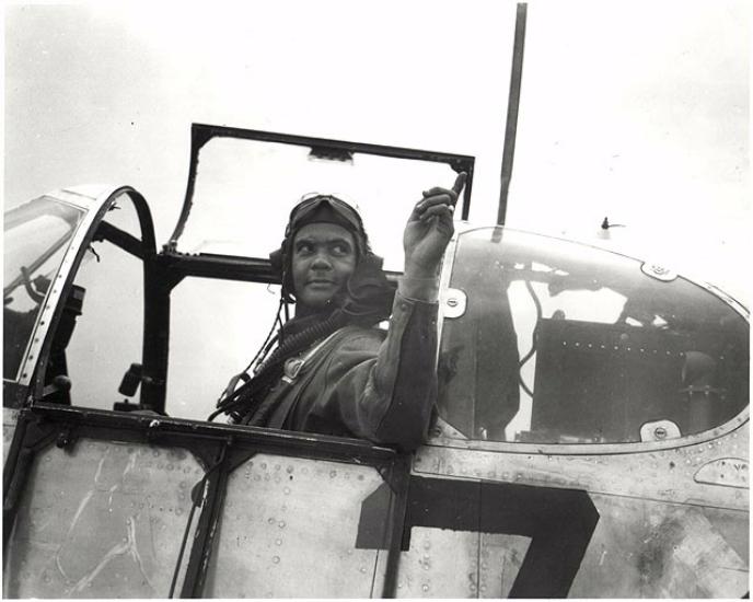 Benjamin O. Davis Jr. in P-51