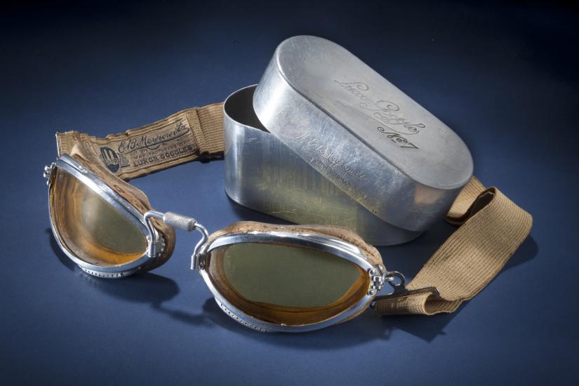 E. B. Meyrowitz Flying Goggles and Case