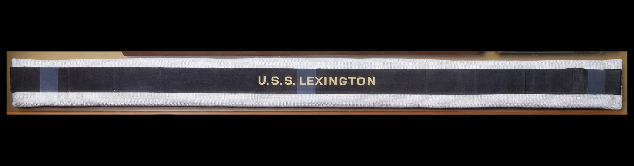 Sailor’s Cap Ribbon, USS Lexington, 1927