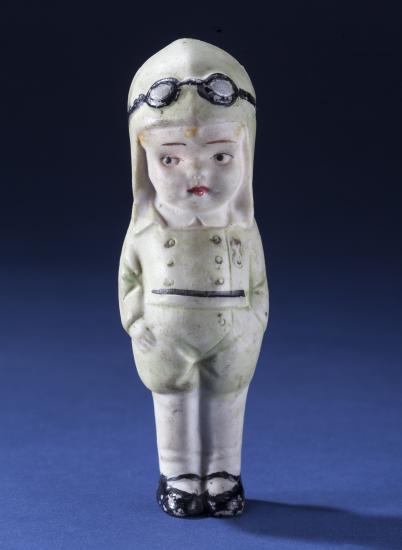 Porcelain Pilot Figure