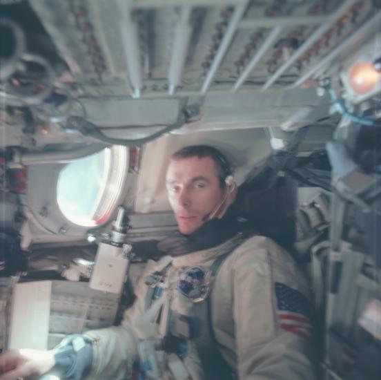 Cernan aboard Gemini IX-A