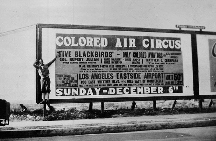 Billboard: “Colored Air Circus”