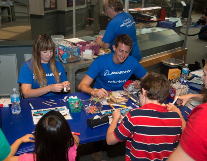 Boeing Volunteers 