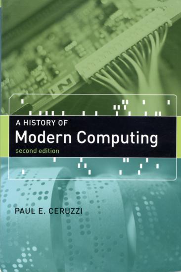 Book cover: History of Modern Computing