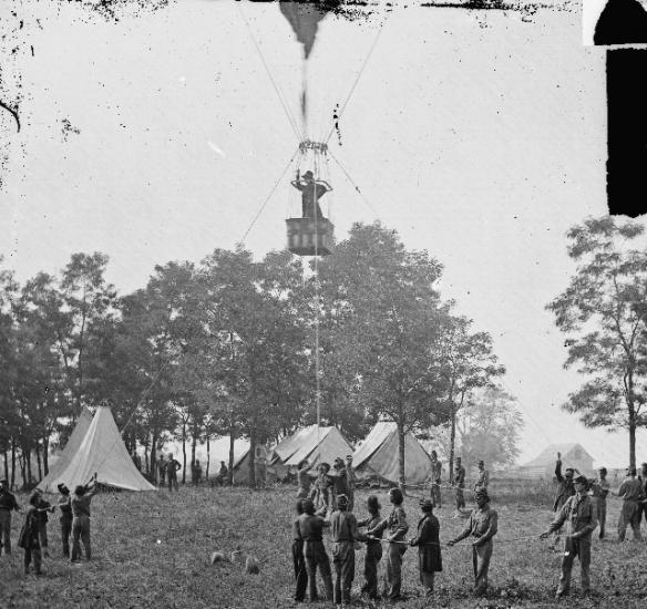 Thaddeus Lowe Balloon Reconnaissance at Battle of Fair Oaks