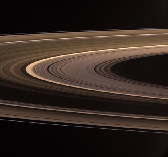 Saturn Rings Aglow