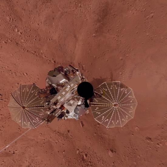 Phoenix Lander Self Portrait on Mars