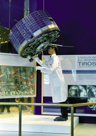 TIROS satellite in Looking at Earth