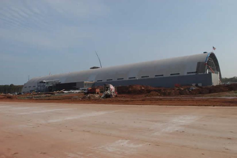 West side of Udvar-Hazy Center Aviation Hangar