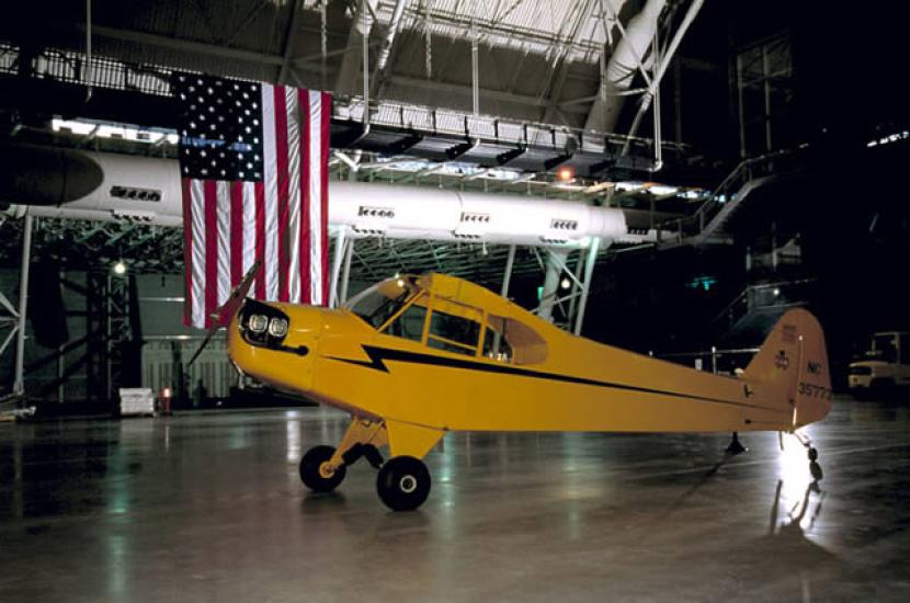 Udvar-Hazy Center - J-3 Cub in its new home