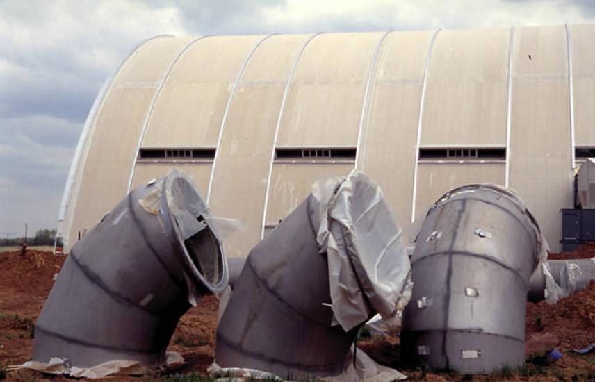 Udvar-Hazy Center Space Hangar and its ducting