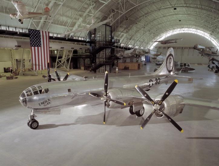 B-29 <em>Enola Gay</em> at Steven F. Udvar-Hazy Center