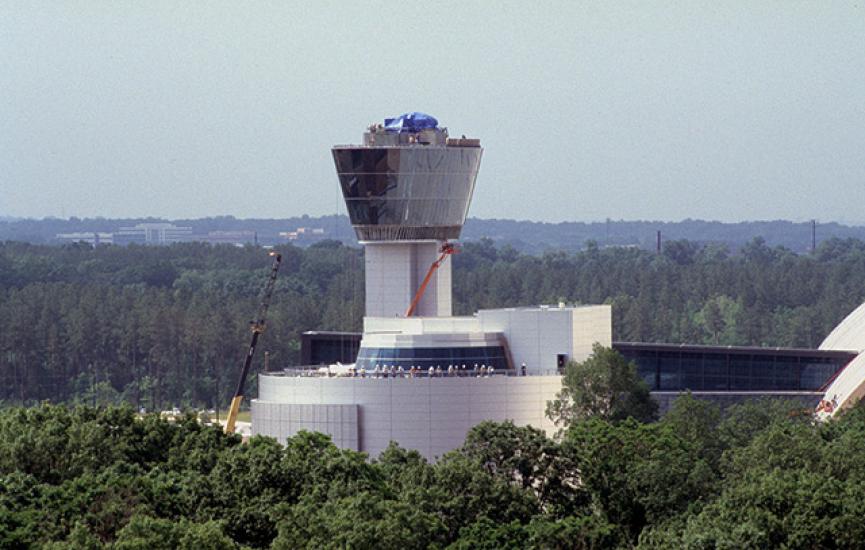 Tower and Udvar-Hazy Center theater