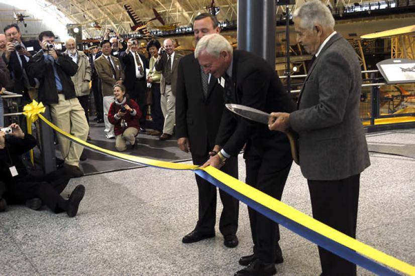 Don Lopez, Jack Dailey, Joe Anderson: Udvar-Hazy Center Ribbon Cutting