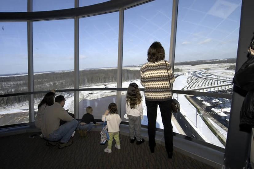 View from the Udvar-Hazy Center tower