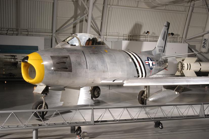 North American F-86A Sabre at the Udvar-Hazy Center