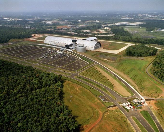 Aerial View of Steven F. Udvar-Hazy Center