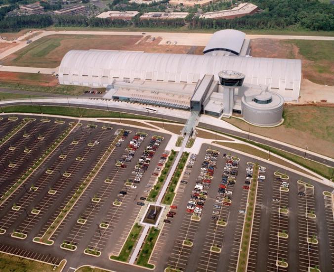 Aerial View of Steven F. Udvar-Hazy Center