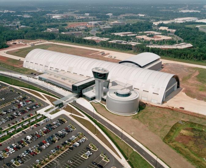 Aerial View of Steven F. Udvar-Hazy Center