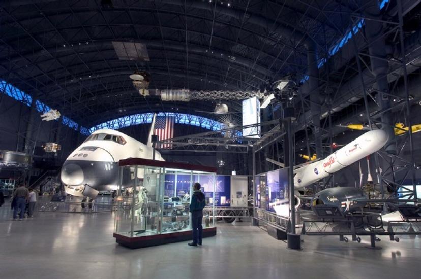 Rockets and missiles case, McDonnell Space Hangar