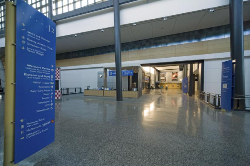 Steven F. Udvar-Hazy Center lobby