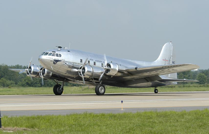 Boeing S-307 Stratoliner Landing